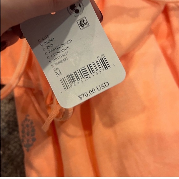 NWT FP Movement Hot-Shot Onesie Vibrant Pastel Peach - Picture 11 of 11